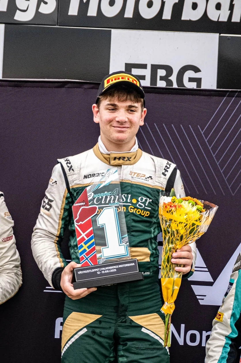 George Sebastian GS-65 Pavlopoulos on the podium